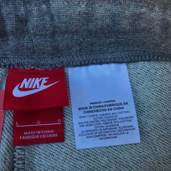 Nike Grey Cotton Jogger Pants - Picture 7 of 16
